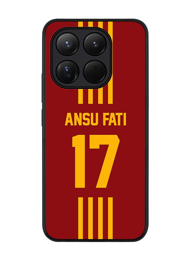 For Xiaomi 15T Case,Slim fit Camera Protection, Shockproof Thin Phone cover  - Football - Spain ,  Ansu Fati